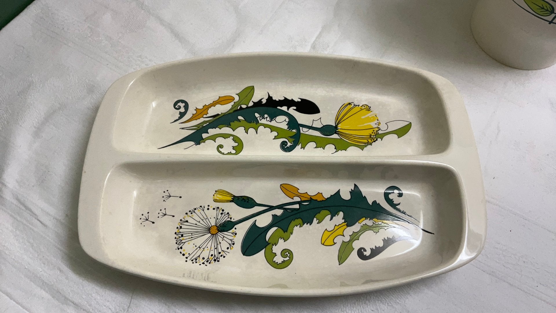 Hapjes schaal villeroy en boch, dandelion, jaren 60, Antiek en Kunst, Ophalen of Verzenden