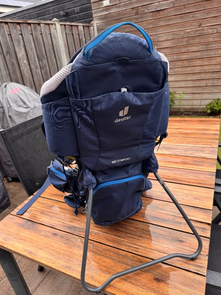 Deuter Kid Comfort Rugdrager - Midnight, Kinderen en Baby's, Babydragers en Draagdoeken, Gebruikt, Overige typen, Rug, Ophalen
