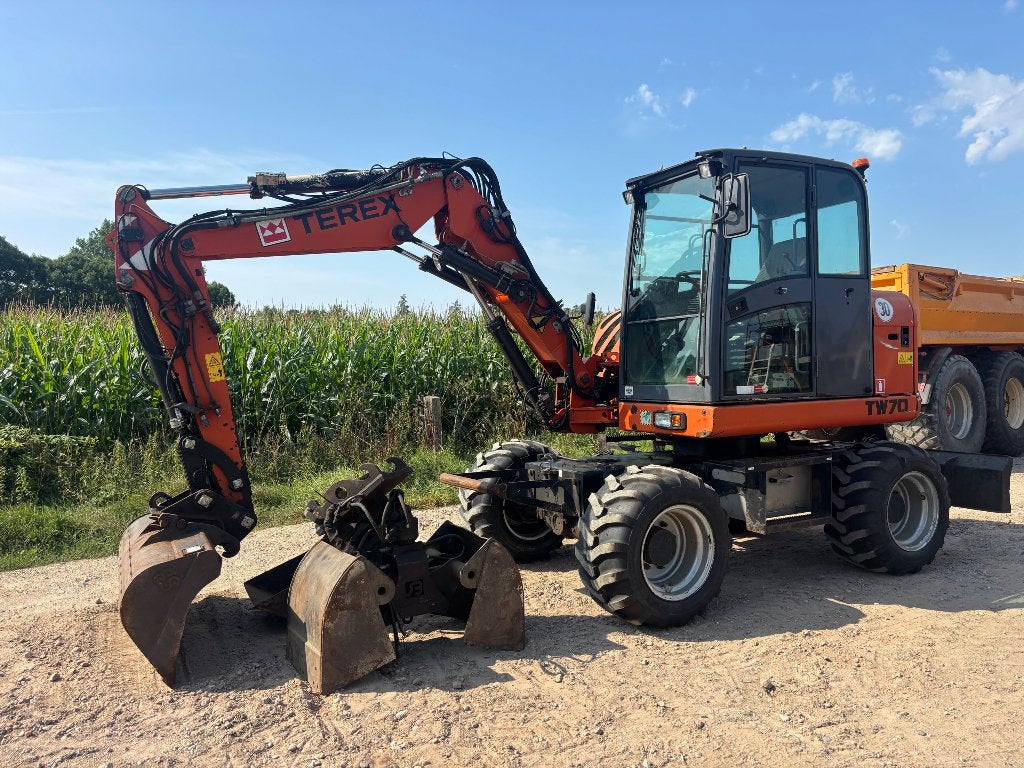 Mobiele kraan terex tw70 graafmachine 2011, Zakelijke goederen, Machines en Bouw | Kranen en Graafmachines, Ophalen, Graafmachine