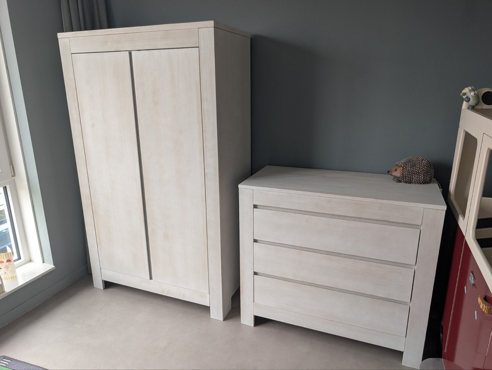 Bopita Kinderkamer: kledingkast en ladekast, Ophalen, Zo goed als nieuw, Jongetje of Meisje