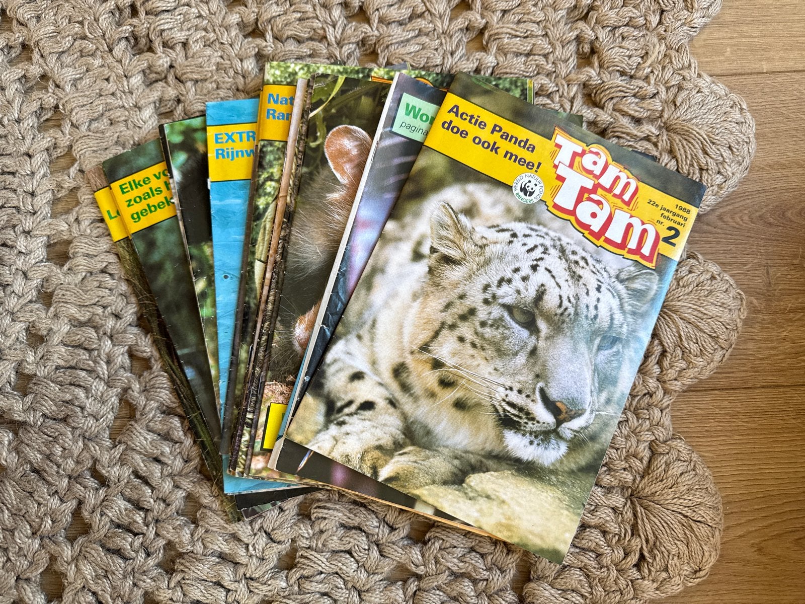 80er jaren  WNF TamTam kinder tijdschriften, Ophalen of Verzenden, Gelezen, Wetenschap en Natuur