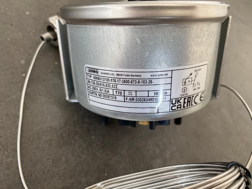 Temperatuurklok Ø80mm - frituur bakwand / Smitto visbak oven, Jumo, Nieuw, Ophalen of Verzenden, Rijnkade 18 Weesp