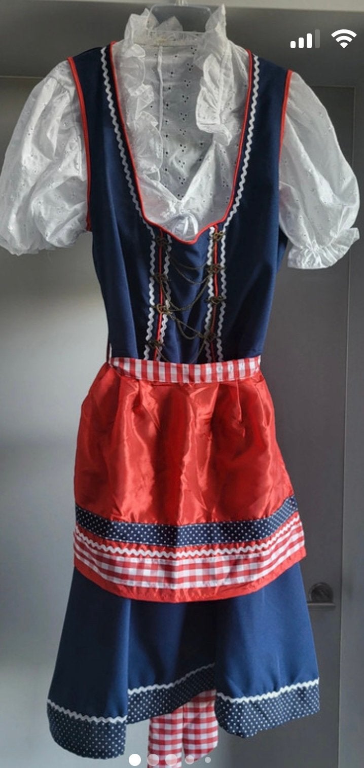 Oktoberfest damesjurk/dirndl, Maat 42/44 (L), Ophalen of Verzenden, Kleding, Overige thema's