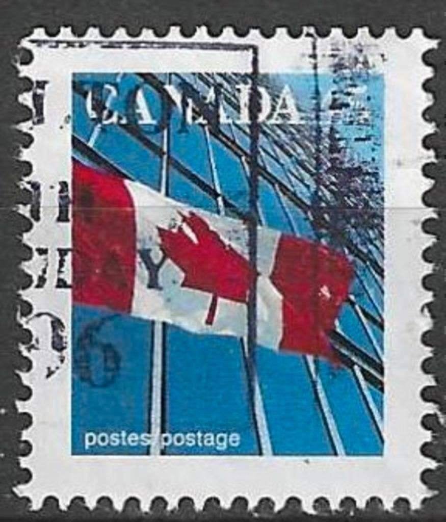 Canada 1995 - Yvert 1416 - Nationale Canadese vlag (ST), Verzenden, Gestempeld, Noord-Amerika