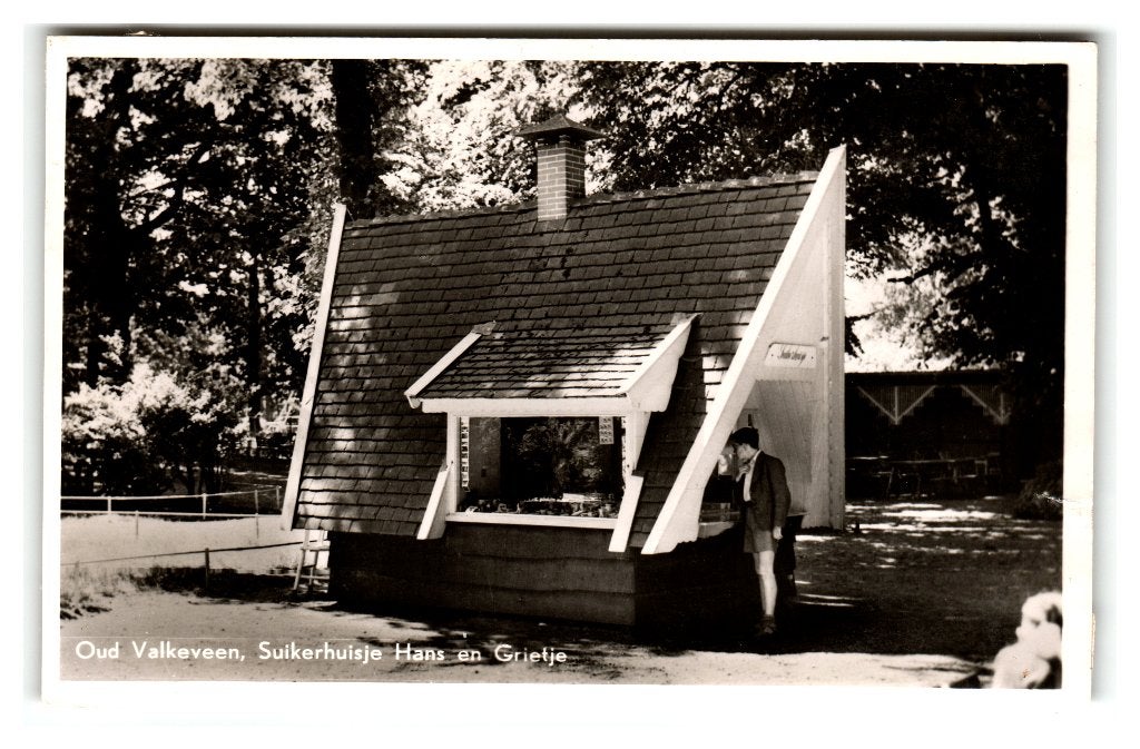 Valkeveen, Oud Valkeveen - Suikerhuisje Hans en Grietje, Verzenden, 1940 tot 1960, Gelopen, Noord-Holland