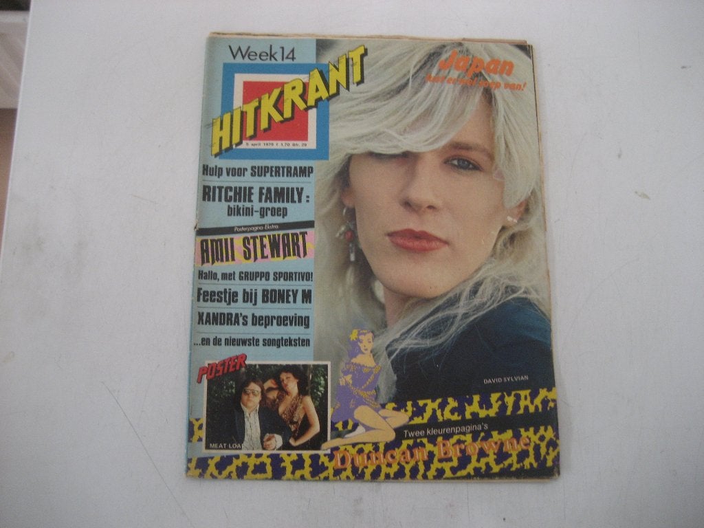 hitkrant 1979 poster meatloaf, Ophalen of Verzenden, Gebruikt, A1 t/m A3, Muziek