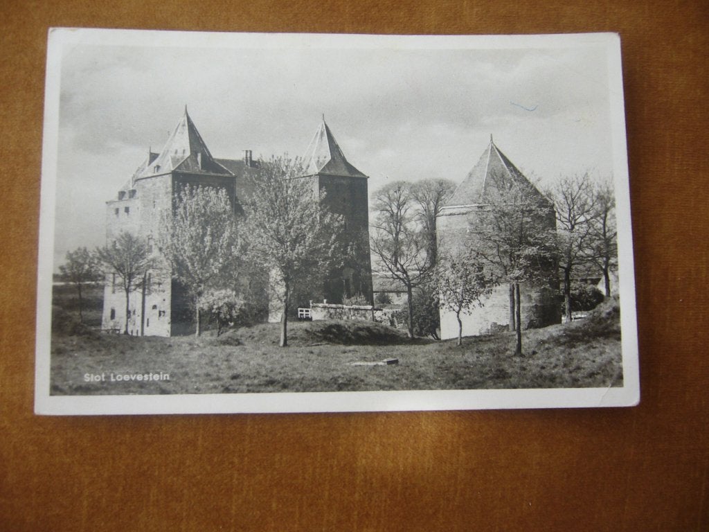 ZALT BOMMEL  =  SLOT LOEVESTEIN, Ophalen of Verzenden, 1940 tot 1960, Ongelopen, Gelderland