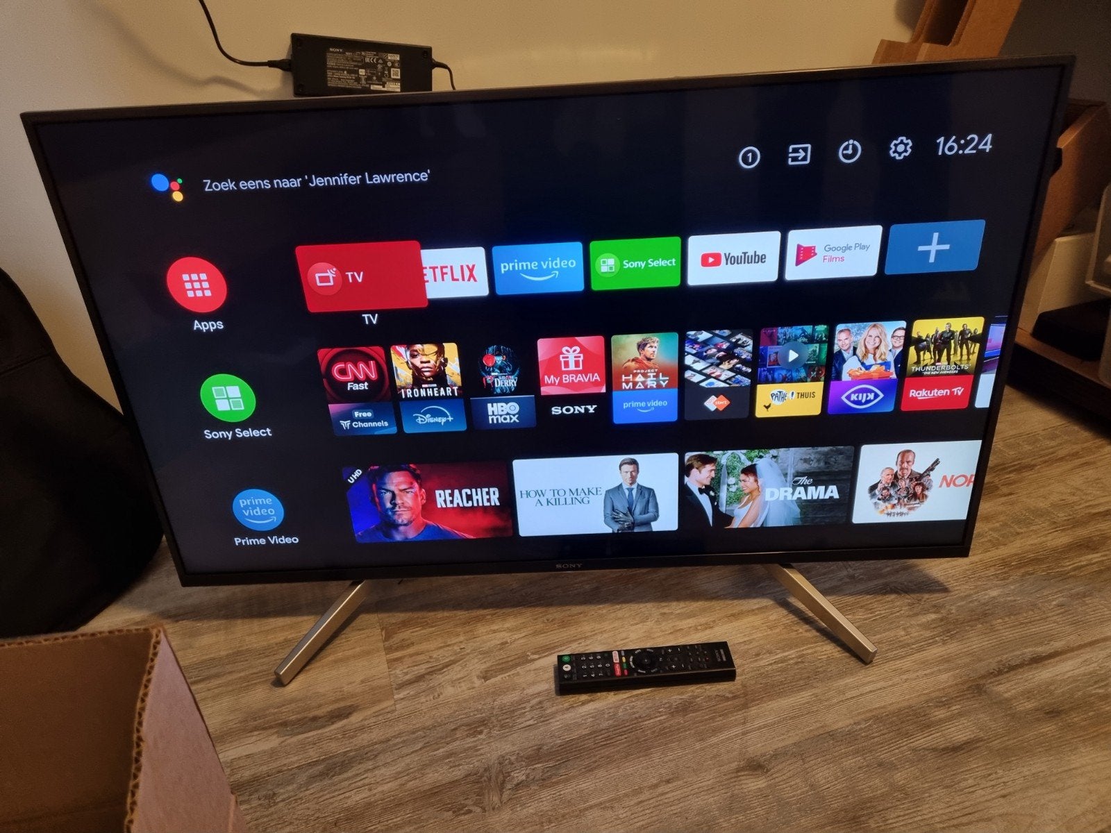 Sony Bravia 4K 43inch Smart tv, Ophalen, 100 cm of meer, 50 Hz, Sony