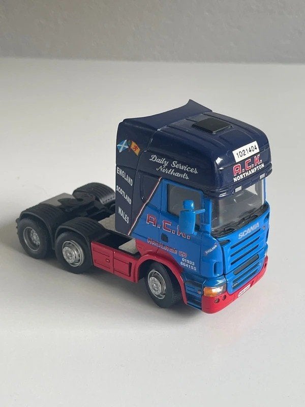 Corgi/Cararama - Scania Topline 6x2 Tractor Unit - 1:50, Ophalen of Verzenden, Zo goed als nieuw, Bus of Vrachtwagen, Corgi