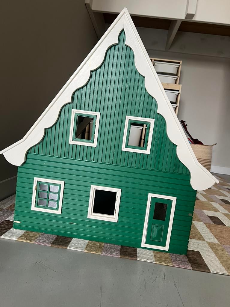 Poppenhuis hout handgemaakt, Ophalen