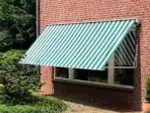 Zonnescherm met knikarm - Gebruikt, Tuin en Terras, Zonneschermen, Ophalen, Gebruikt, Elektrisch, 150 tot 300 cm
