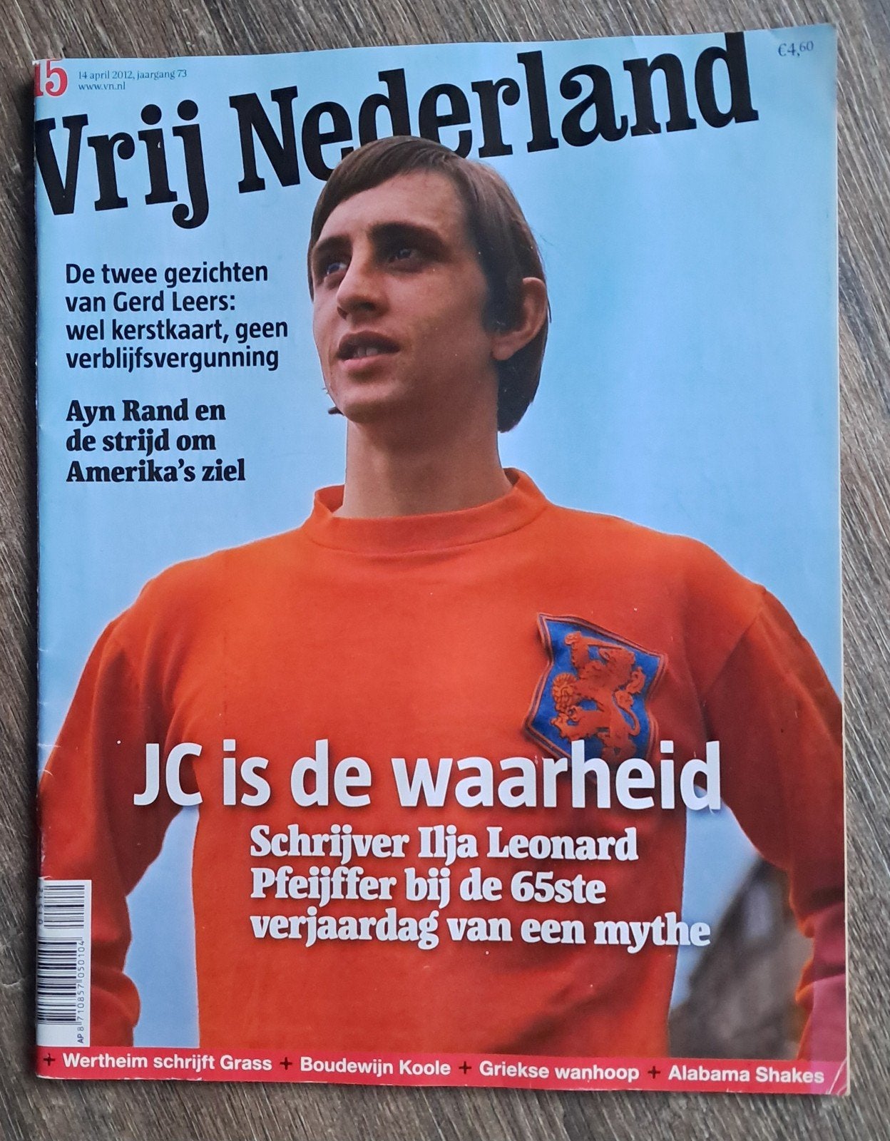 Vrij Nederland - 14 april 2012 - Johan Cruijff, Ophalen of Verzenden, Ajax, Overige typen