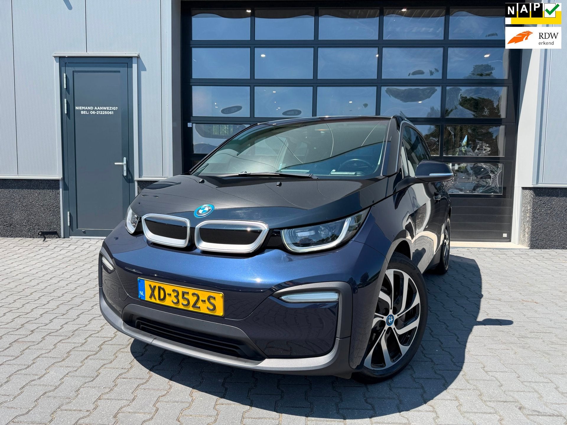 BMW I3 120Ah 42 kWh Dealer onderhouden Incl SOH rapport, Auto's, Automaat, Dealer onderhouden, Achterwielaandrijving, Parkeersensor