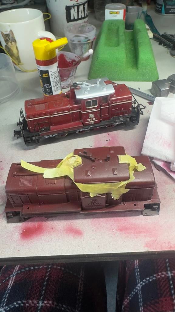 Modelspoor Restauratie en reparatie/onderhoud H0/N, Overige merken, Gebruikt, Locomotief, Gelijkstroom of Wisselstroom