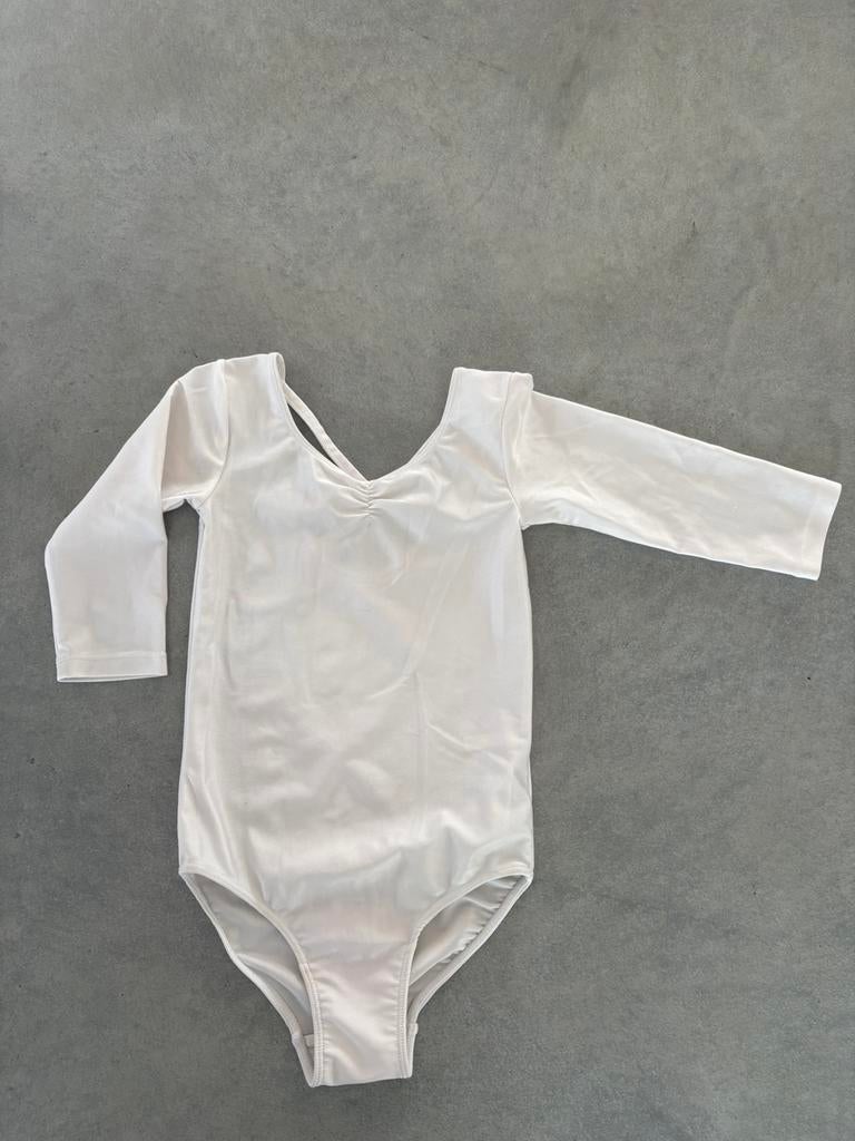Balletpak wit maat 110-116, Sport en Fitness, Ballet, Ophalen of Verzenden, Zo goed als nieuw, Kleding