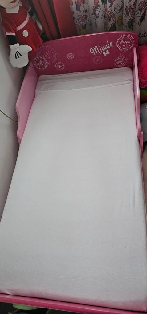 Kinderbed,peuterbed, Kinderen en Baby's, Kinderkamer | Bedden, Ophalen, Gebruikt, 140 tot 160 cm, 70 tot 85 cm