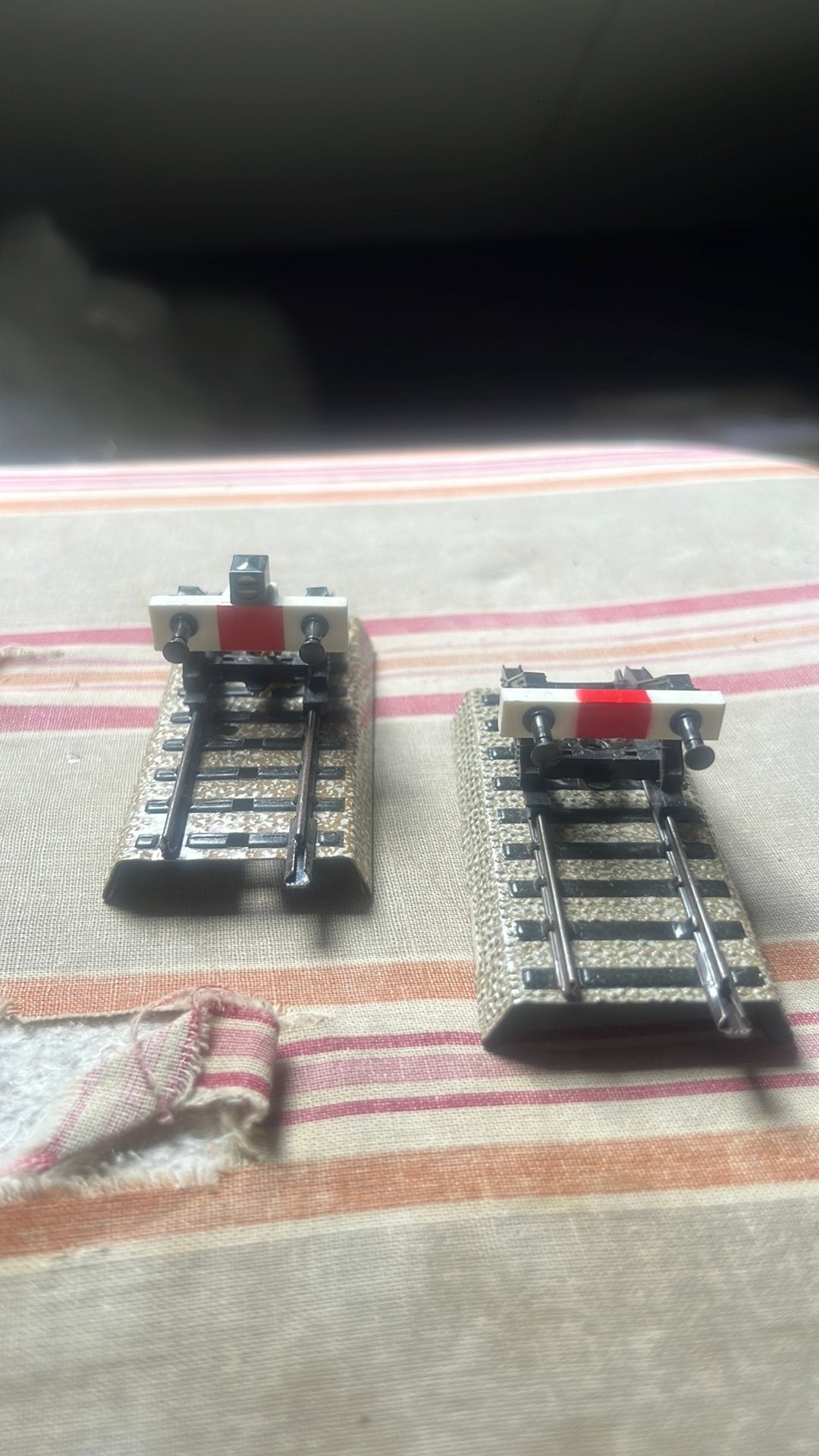 Te koop 2 x stootblok van marklin 7190,7191, Wisselstroom, Rails, Ophalen of Verzenden, Zo goed als nieuw