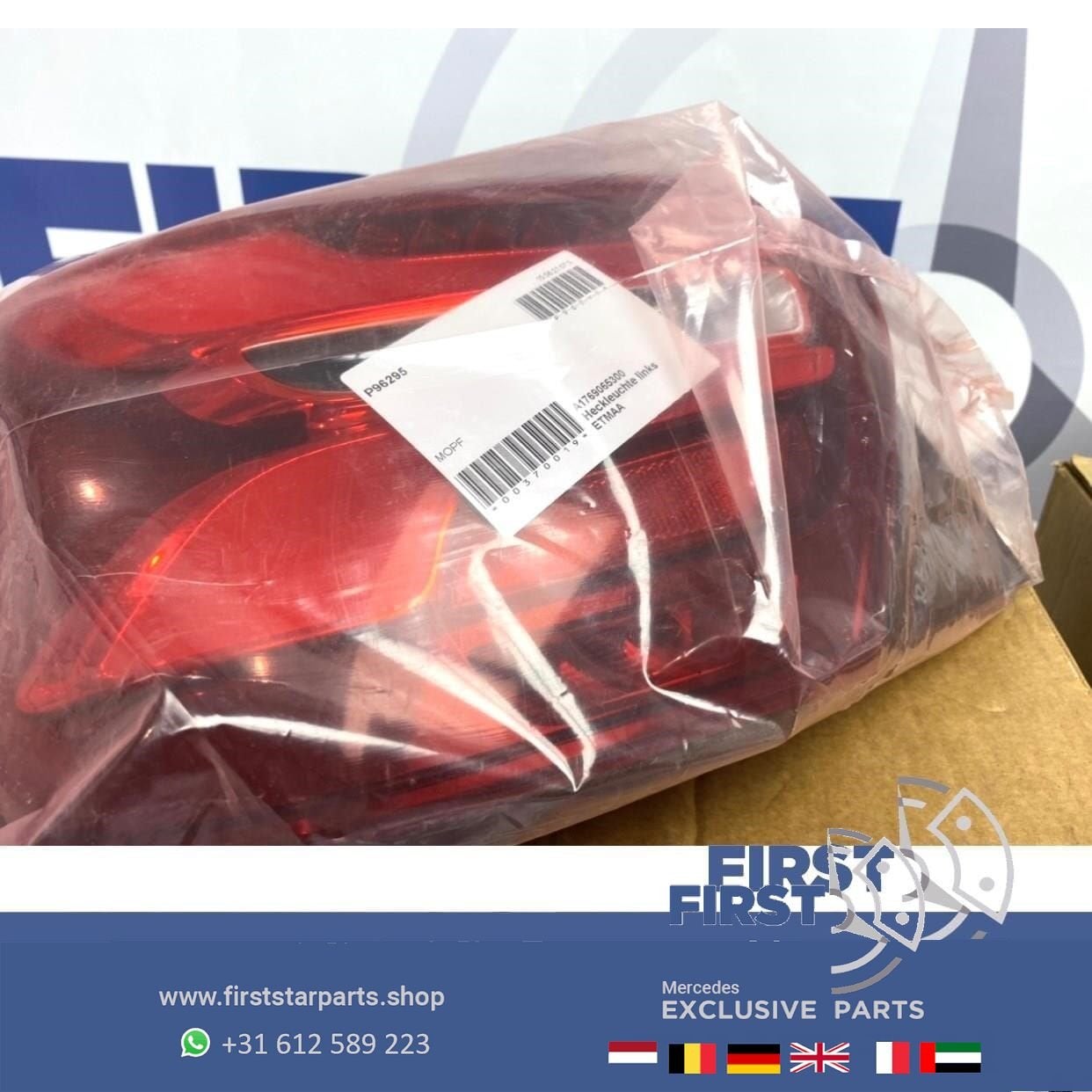 W176 Facelift ACHTERLICHT LED LINKS Mercedes A Klasse 2018 O, Gebruikt, -, Ophalen of Verzenden, -