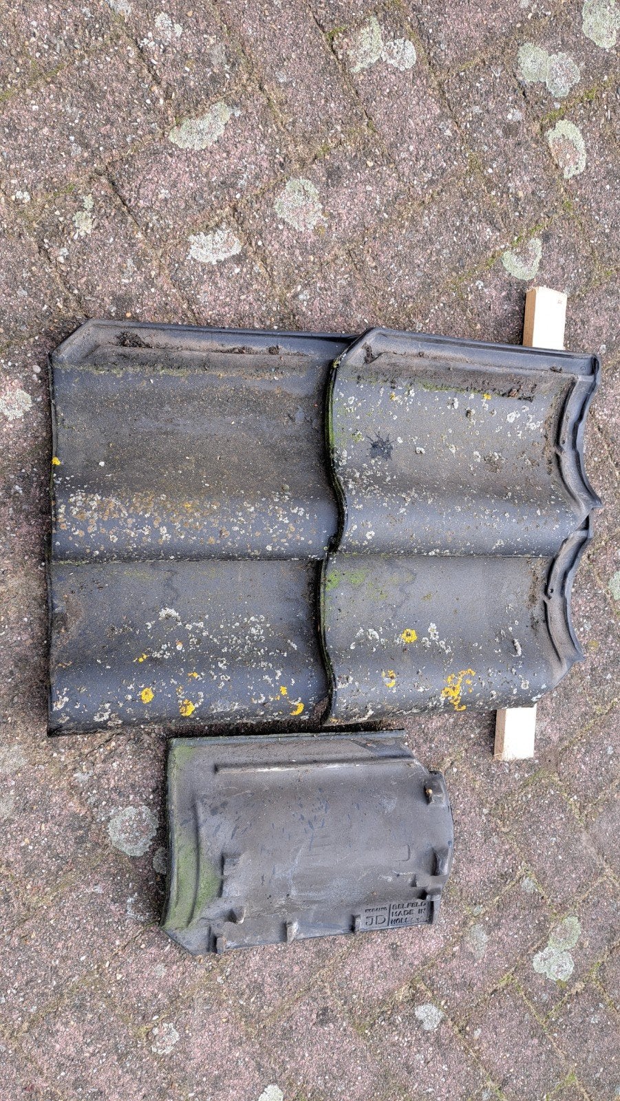 JD Koramic Belveld dakpannen antraciet/zwart 100 stuks 6m2, Ophalen, Gebruikt, Steen of Klei, Zwart