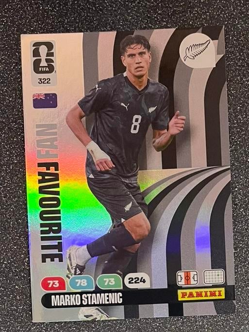 Panini Fifa WORLD CUP ‘26 FAN FAVOURITE STAMENIC NEW ZEALAND, Verzenden, Zo goed als nieuw, Plaatje