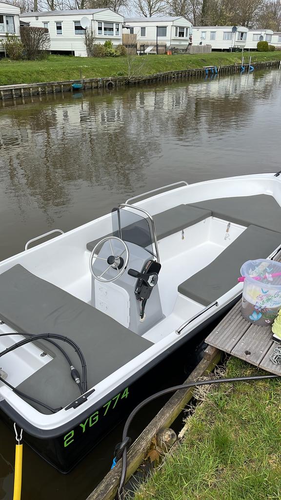 Verano 420 met Tohatsu 20 pk, Ophalen, 10 tot 30 pk, Zo goed als nieuw, 3 tot 6 meter