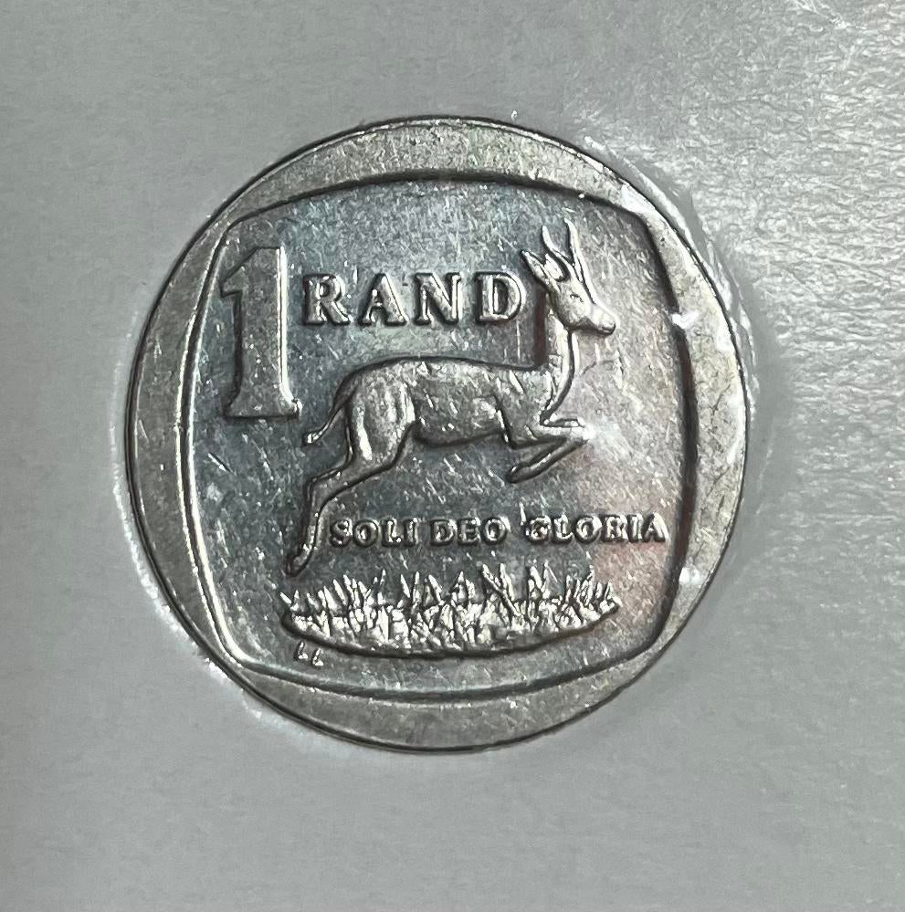 1 rand Zuid Afrika 2010, Ophalen of Verzenden, Overige landen