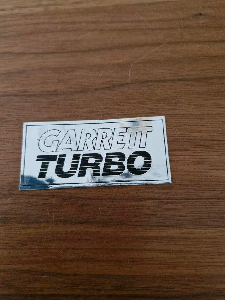 7187 Garrett Turbo sticker / embleem, Ophalen of Verzenden