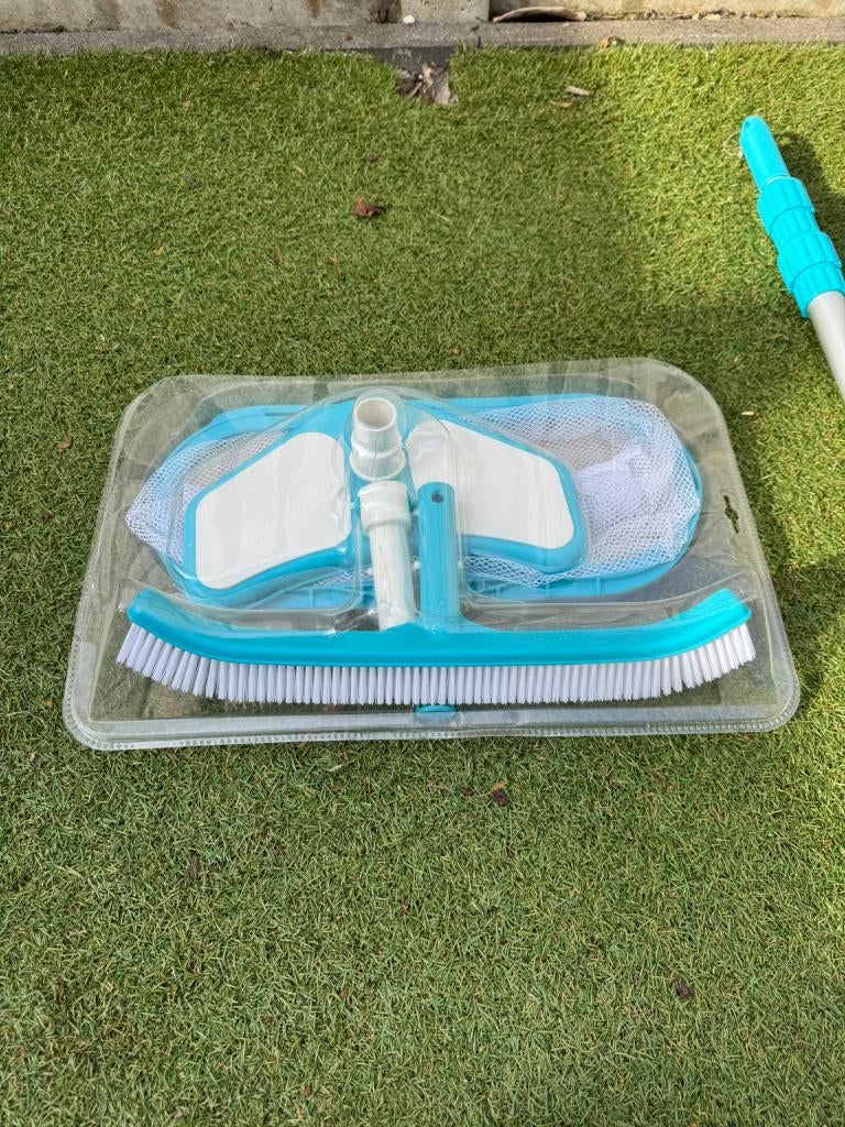 INTEX Deluxe Cleaning Set incl telescoop steel, Ophalen, Zo goed als nieuw, Reinigingsmiddel