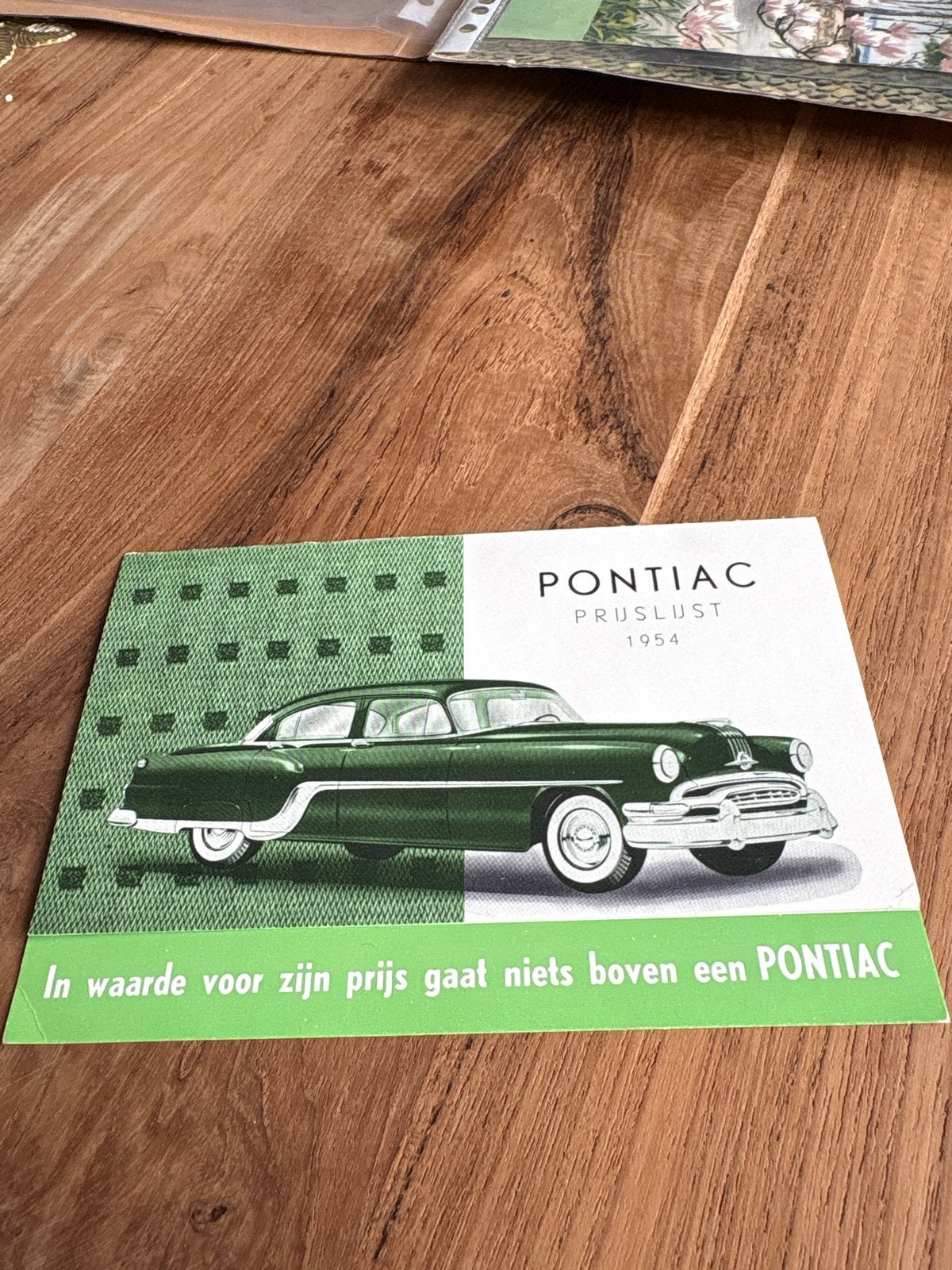 Zeldzame Pontiac Pruslust 1954 brochure, Ophalen of Verzenden, Gelezen, Overige merken