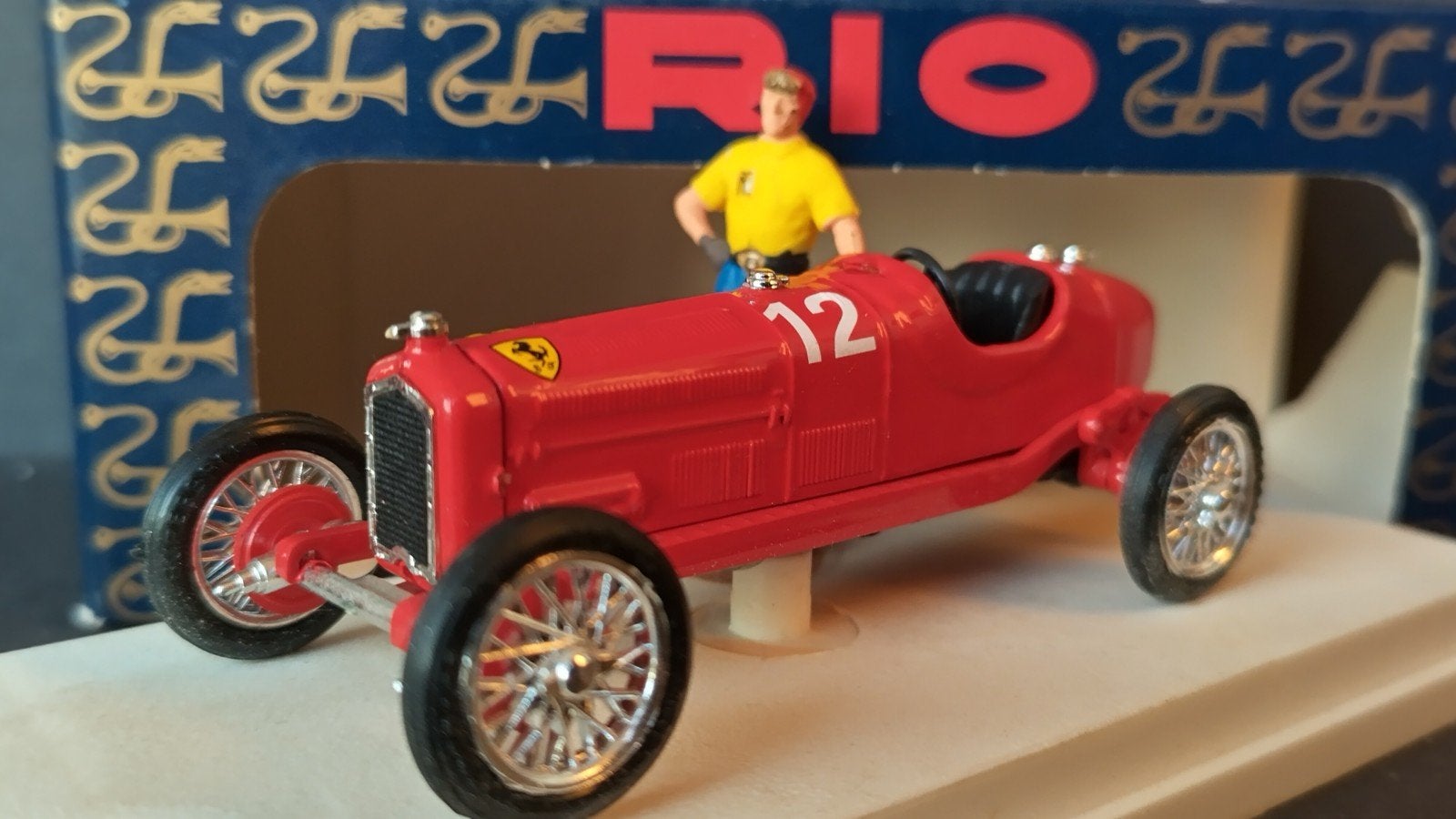 Alfa Romeo Tipo B Scuderia Ferrari Nuvolari 1:43 Rio Pol, Overige merken, Auto, Verzenden, .