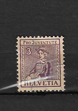 Zwitserland klassiek 1917 Mi. 133, Ophalen of Verzenden, Gestempeld