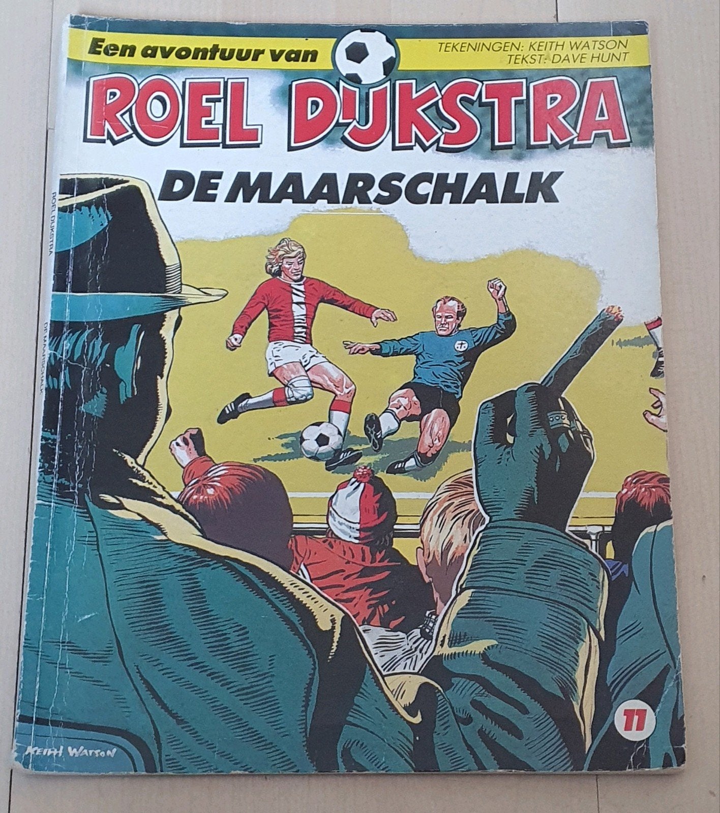 Te koop: Roel Dijkstra - De Maarschalk - Voetbalstripboek, Eén stripboek, Ophalen of Verzenden, Gelezen
