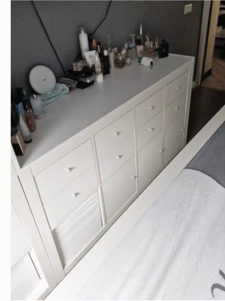 10x LADEN inc. Inzetten wit Kallax Ikea, Ophalen, Zo goed als nieuw