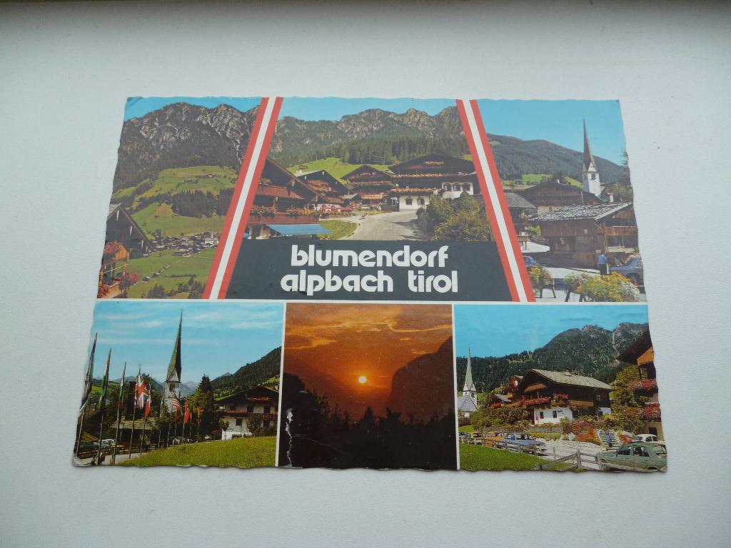 ansichtkaart Alpbach Tirol, Ophalen of Verzenden, 1980 tot heden, Gelopen, Oostenrijk