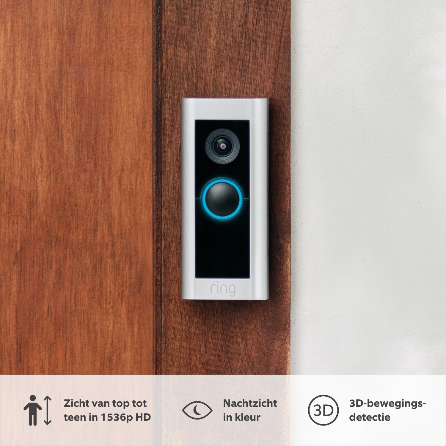 Ring Video Deurbel Pro 2 - Nieuw in doos, Beweging, Detector, Sensor of Melder, Nieuw, Ophalen of Verzenden