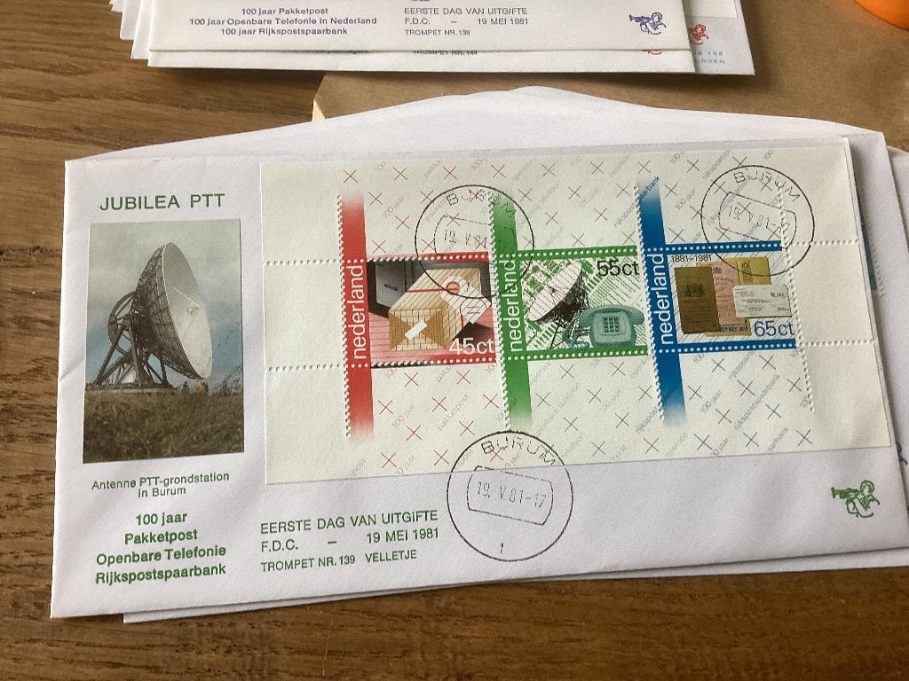 No2357 Trompet Nr139 vel Nederland jaargangen fdc 1963 tm, Postzegels en Munten, Postzegels | Eerstedagenveloppen, Ophalen, Onbeschreven