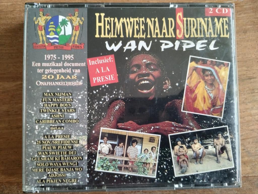 Heimwee Naar Suriname Wan Pipel 2CD - Diverse Artiesten, Ophalen of Verzenden, Gebruikt, Overige soorten, Boxset