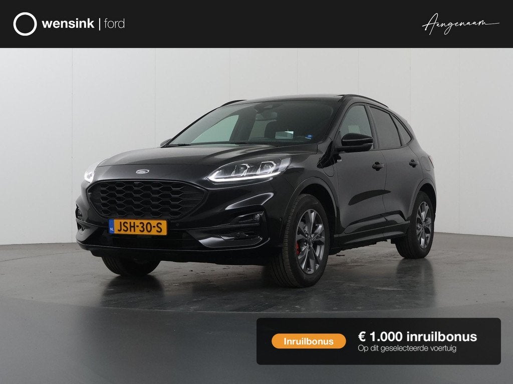 Ford Kuga 2.5 PHEV ST-Line X | Panoramadak | Winterpakket |, Auto's, Ford, Gebruikt, Euro 6, 4 cilinders, Leder en Stof