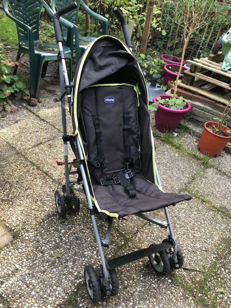 chicco buggy incl voetenzak en regenhoes, Ophalen, Gebruikt, Overige merken, Regenhoes