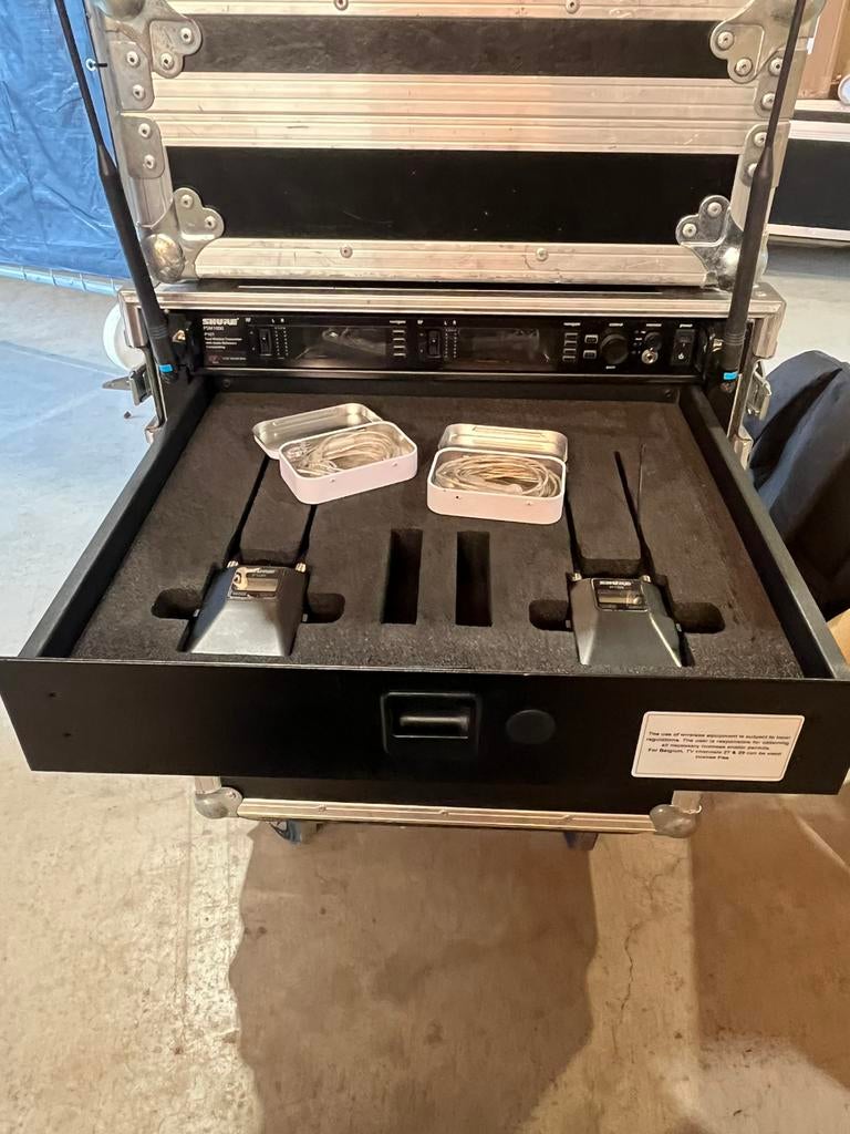 Shure psm 1000 in ear monitor sets met case etc, Muziek en Instrumenten, Microfoons, Gebruikt, Shure, Overige typen, Ophalen of Verzenden