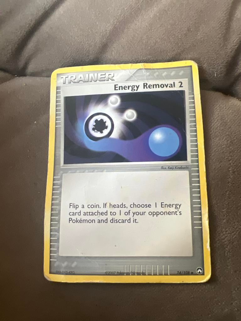 Pokémon Trainer Kaart: Energy Removal 2 (2007), Ophalen of Verzenden, Zo goed als nieuw, Losse kaart