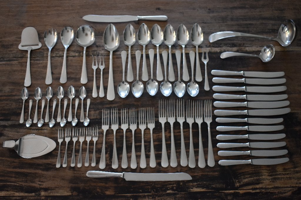 Gero Zilmeta 294 Franse Lelie 6 persoons complete bestekset, Antiek en Kunst, Antiek | Bestek, Ophalen of Verzenden