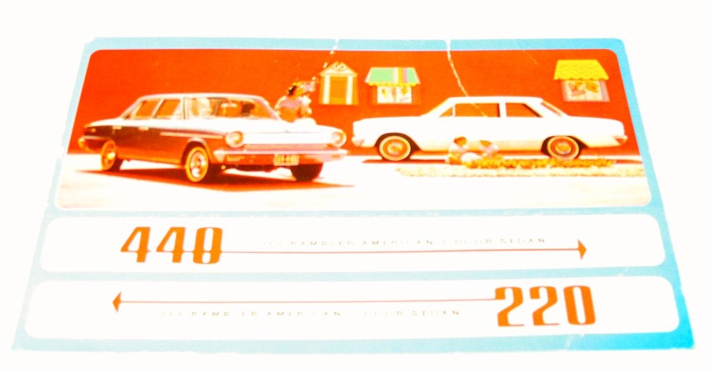 Postkaart kaart Rambler 440 220 1964, Ophalen of Verzenden, Gelezen, Overige merken