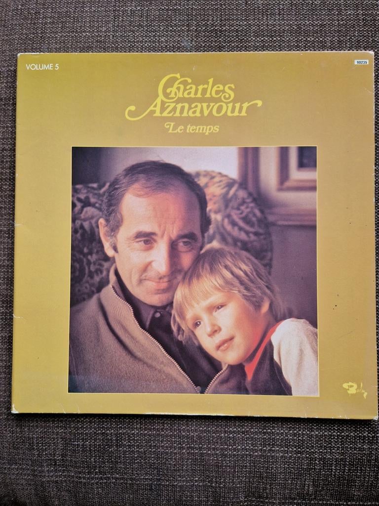 Charles Aznavour - Le Temps (Volume 5) LP Vinyl, Ophalen of Verzenden, Gebruikt