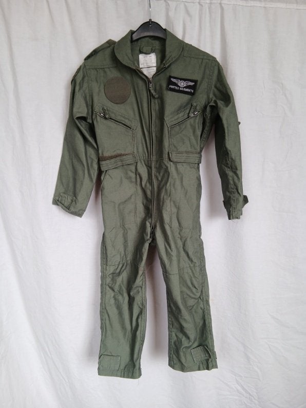 Stoere 'leger' overal van Fostex Garments mt 116/122, Overige typen, ., Ophalen of Verzenden, Zo goed als nieuw