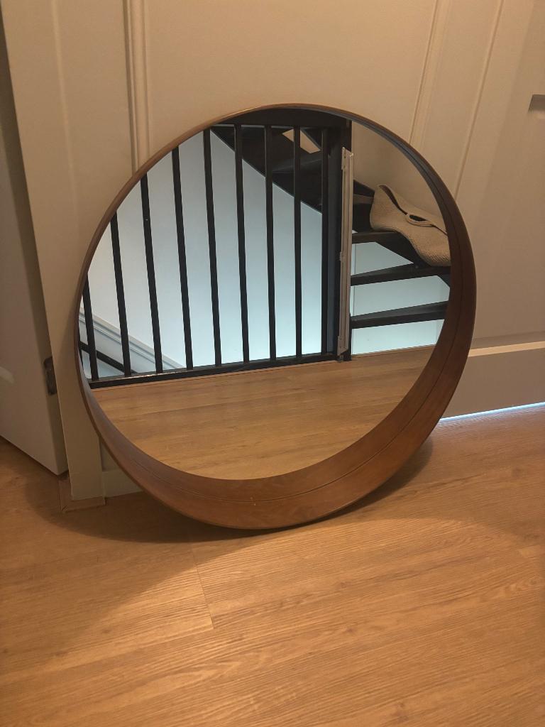 Ronde spiegel Stockholm IKEA, Ophalen, Gebruikt, Rond, 75 tot 100 cm