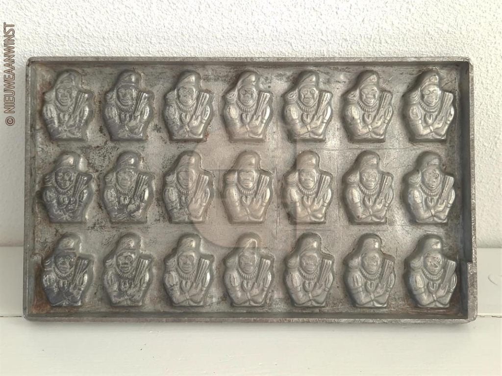 Nostalgische Jamin gietmal chocoladevorm Piet, 28cm, Verzenden, Gebruikt
