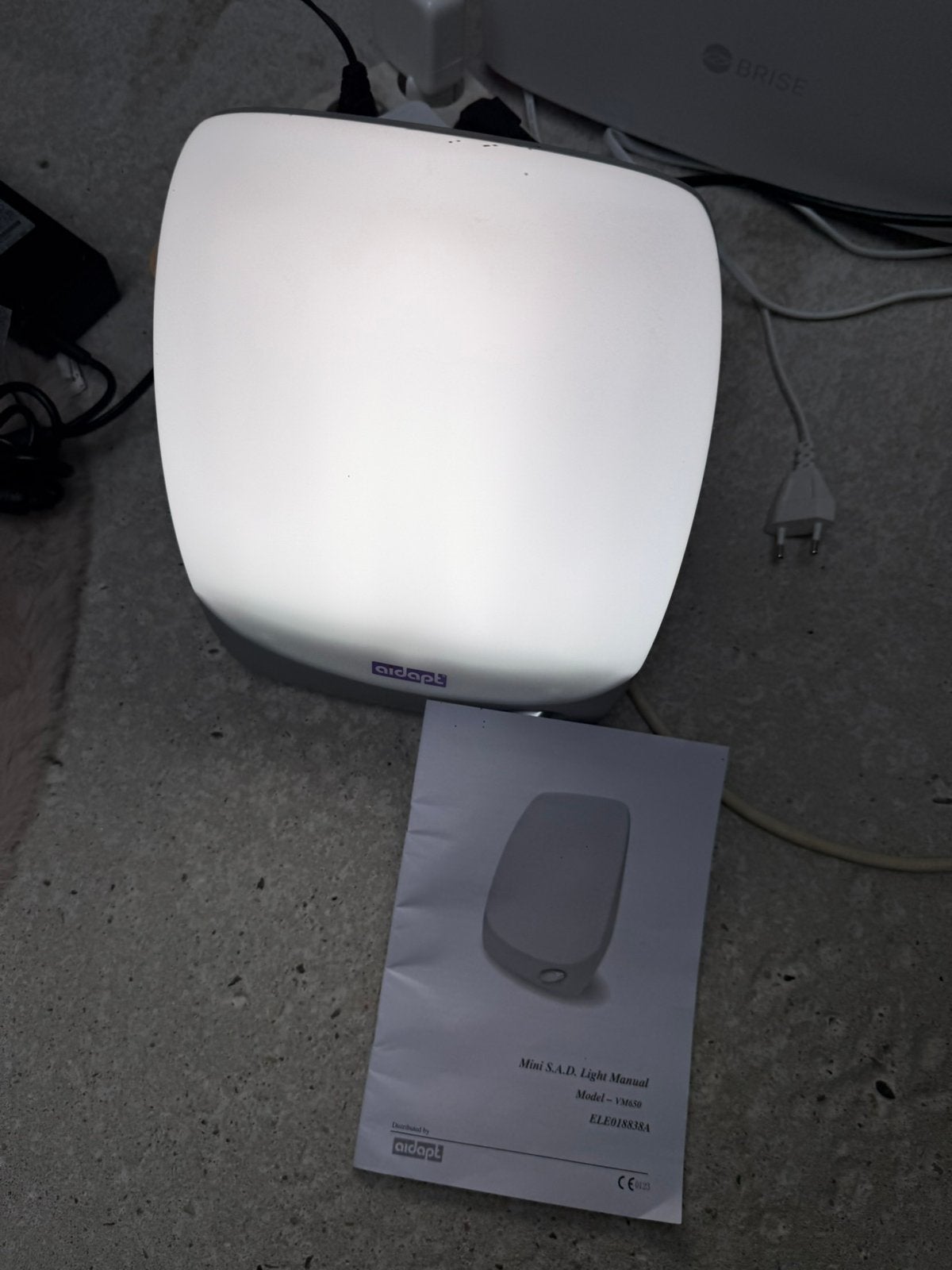 Aidapt VM650 Mini S.A.D. Light lichttherapie lamp, Ophalen of Verzenden, Zo goed als nieuw, Overige typen