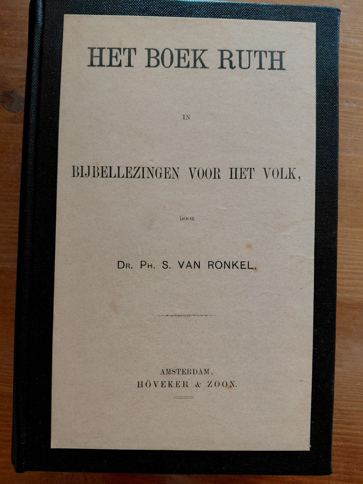 Dr.Ph.S. van Ronkel Het boek Ruth, Ophalen of Verzenden, Gelezen