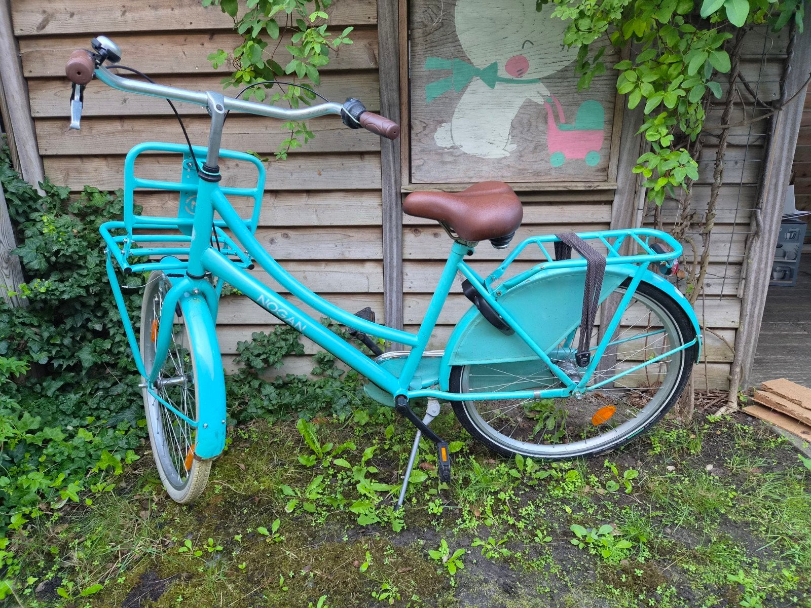 Nogan 24 inch kinderfiets met voordrager, Ophalen, Gebruikt, Nogan, Terugtraprem